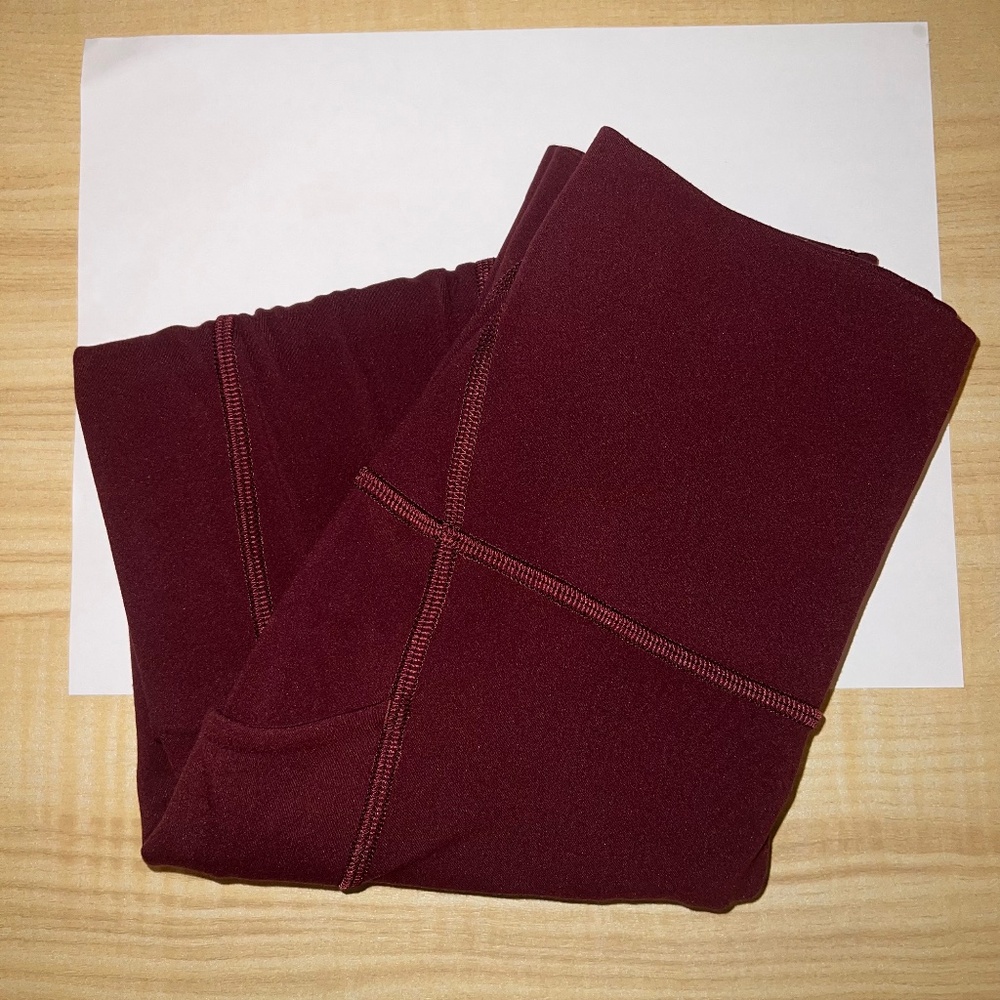 Lululemon Align High-Rise Pant with Pockets 25" in Red Merlot size 4